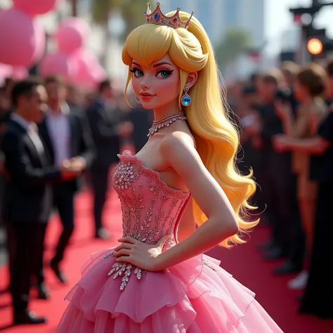 Princess Peach in celebrity clothes　live-action