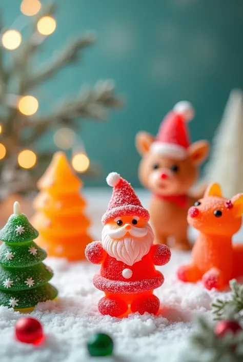 unas gomitas que se llamen "gummies christmas" 