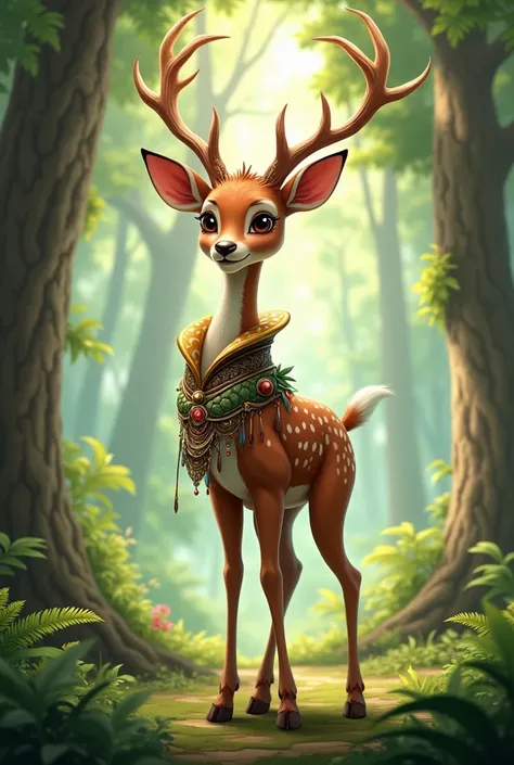 Animated Costume Deer standing Like Human