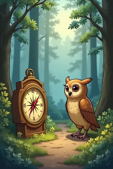 The Compass That Couldnt

Once upon a time, there was a little compass named Polly. Polly loved helping hikers find their way through the forest. Her needle always pointed north, showing everyone the right direction.

One day, Polly noticed something stran...