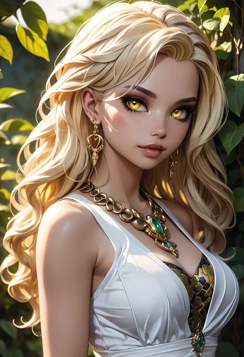 lilith masterpiece, ((ultra quality)), ((masterpiece)), girl, ((long blonde hair), ((there are piercings and hoops in the ears))...