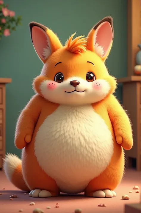 Make an overweight furry