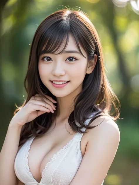  You are a professional photographer 。Today is a gravure shoot 。beak,(4K,8k, masterpiece，Realistic），（ best quality）、（ super resolution:1.3）、 real,（ Japanese:1.3）、　 RAW Photos、（Realistic:1.2）、 natural light、 looking at the camera、 symmetrical faces、（ beauti...