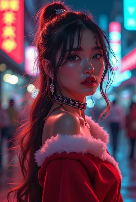 ((masterpiece, Highest quality)), (((whole body :1.5))), 32K Wallpapers, Very detailed, Poster, (((geometric cinematic movie Poster))), colorful comic book pulp art, pop art, beautiful hot cute super stylish thai female in the streets of bangkok, wearing w...