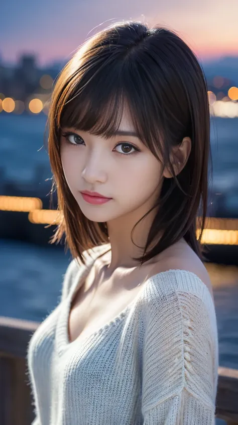 (detailed skin:1.2),(shiny skin:1.1),8k,best quality, masterpiece, ultra high res,(photorealistic:1.4), RAW photo,(soft saturation:1.3),(fair skin:1.2), 1 Japanese idol, makeup,(lipstick),(eyeliner), Brown eyes, (Looking at Viewer), 19 years old, Detailed ...