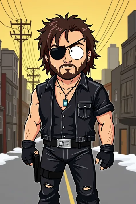 Snake Plissken en version south Park 
