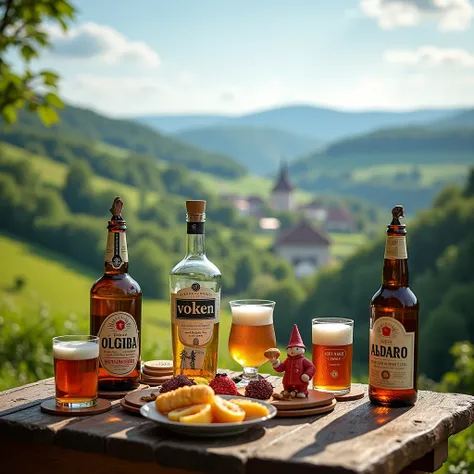 PICTURE OF VIEW FROM POLAND WITH ALCOHOLS