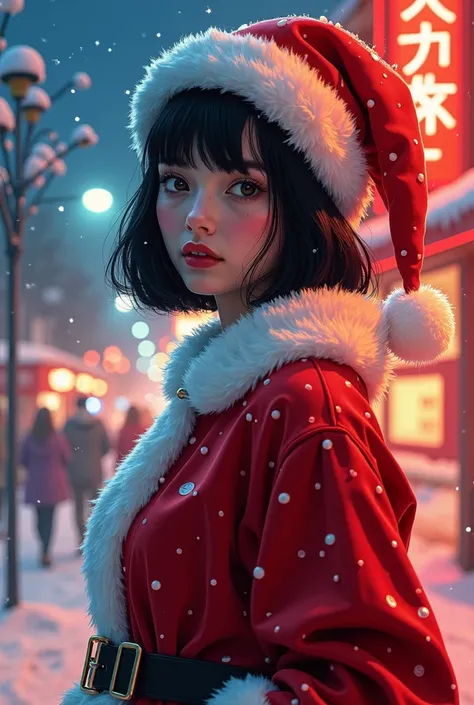 ((masterpiece, Highest quality)), (((whole body :1.5))), 32K Wallpapers, Very detailed, Poster, (((geometric cinematic movie Poster))), colorful comic book pulp art, neo pop art, beautiful hot cute super stylish japanese female  blunt bangs bob hair standi...