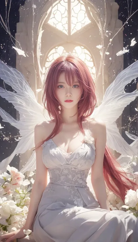 best quality, tmasterpiece,Ultra-high resolution,Clear face,（Reality：1.4），ferpect lighting，(upper body shot), (photorealistic:1.50), anime wallpaper, Guviz style artwork, cover-up fantasy up to magic , by Yang J, Guviz, beautiful artwork illustration, beau...