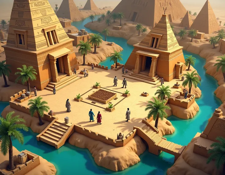 I want a game map with a Mesopotamia theme ,  this map must have 15 lockers and a space for cards