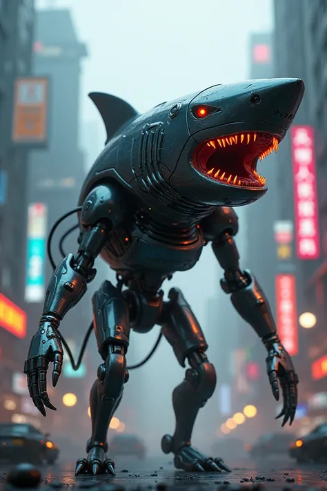 Hammer shark scifi robot