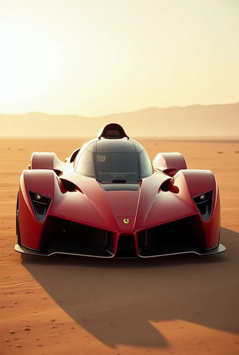 Create me a hybrid photo with a Ferrari and a Somalet fighter in red