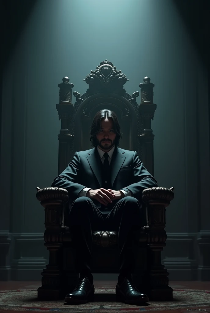 John Wick on a Throne and Darkness