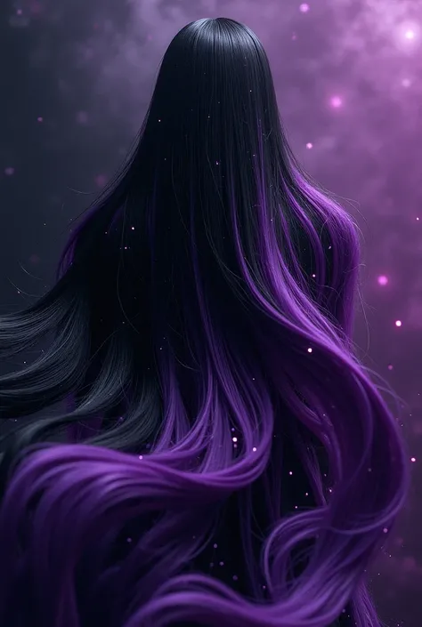 black and purple hair wallpaper