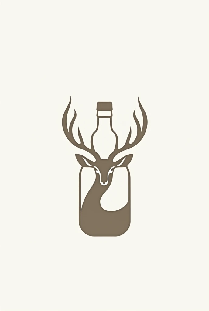 Deer bottle logo 