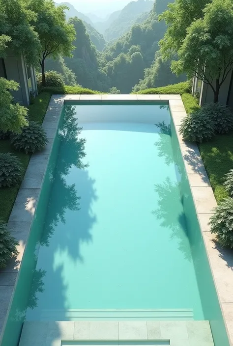 A pool seen from above
Shadowless 
