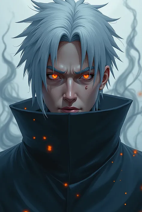 All tobirama with effects Surrounding him smudge from eyes 