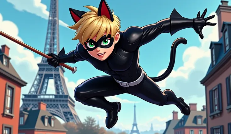 Cat noir from miraculous