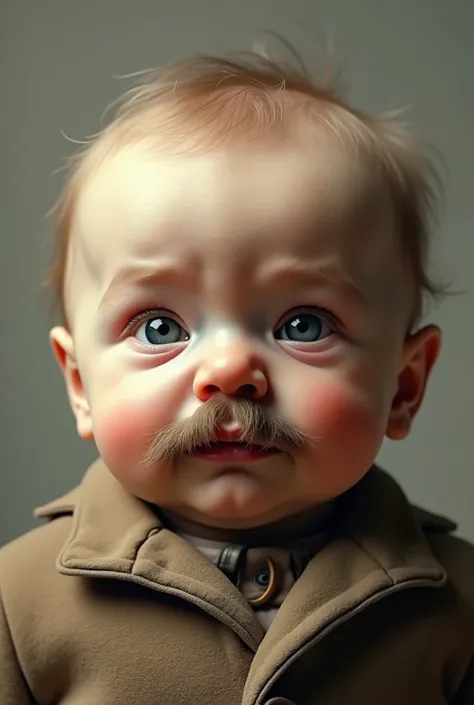 make baby Lenin  (  Lenin is a historical person ) photorealism genre ,  he should have the characteristics of an adult Lenin