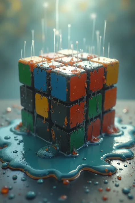 Melting Rubik&#39;s Cube