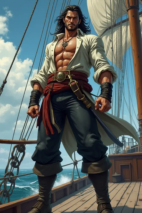 Pirate male anime