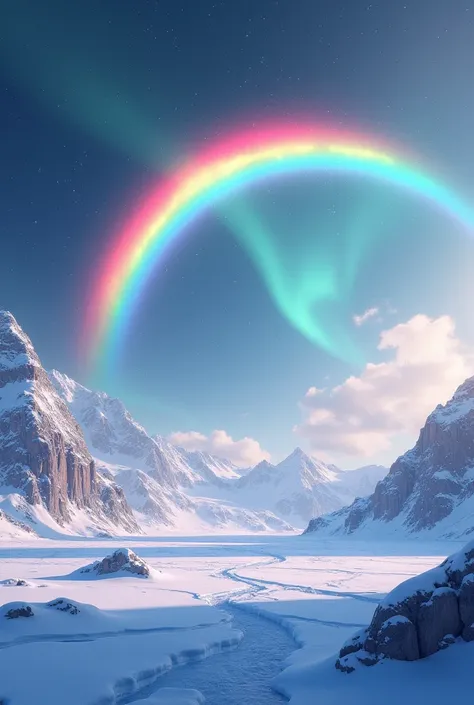 A RAINBOW AT THE NORTH POLE