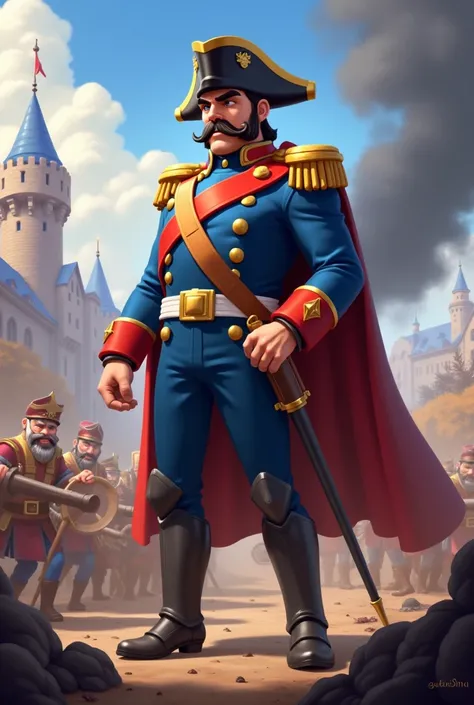 Napoleon Bonaparte as a Clash Royale character