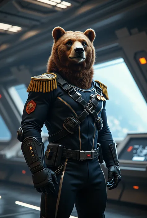 The bear as a space commander