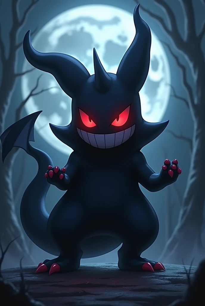 Pokémon Shiny Gengar preto.
Chris V.k