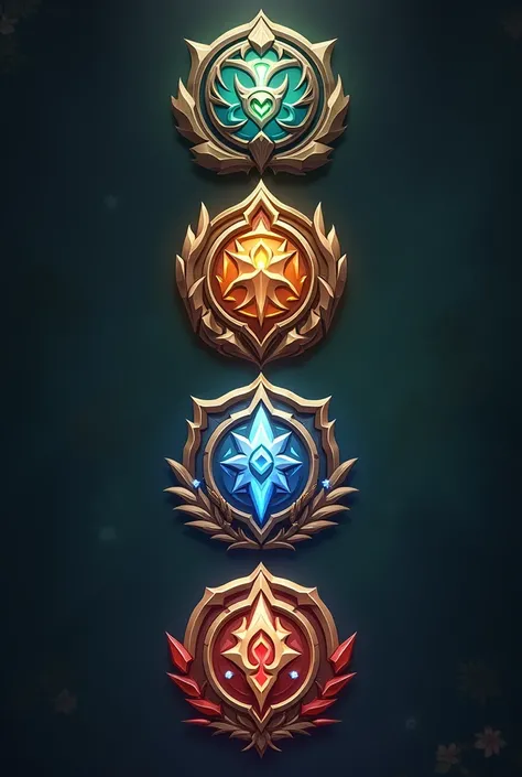 I want you to improve the animated Dota 2 medals just a little bit from herald to archon.

