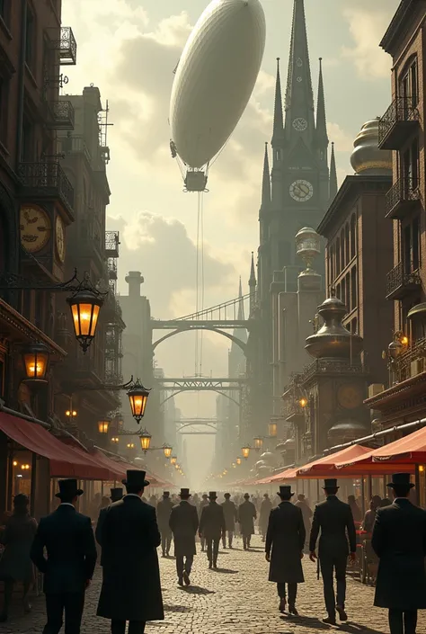 Berlin steampunk city 1899