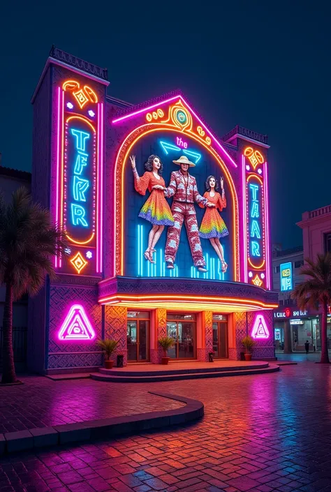  discotheque façade "The Fair" Chiclayo 