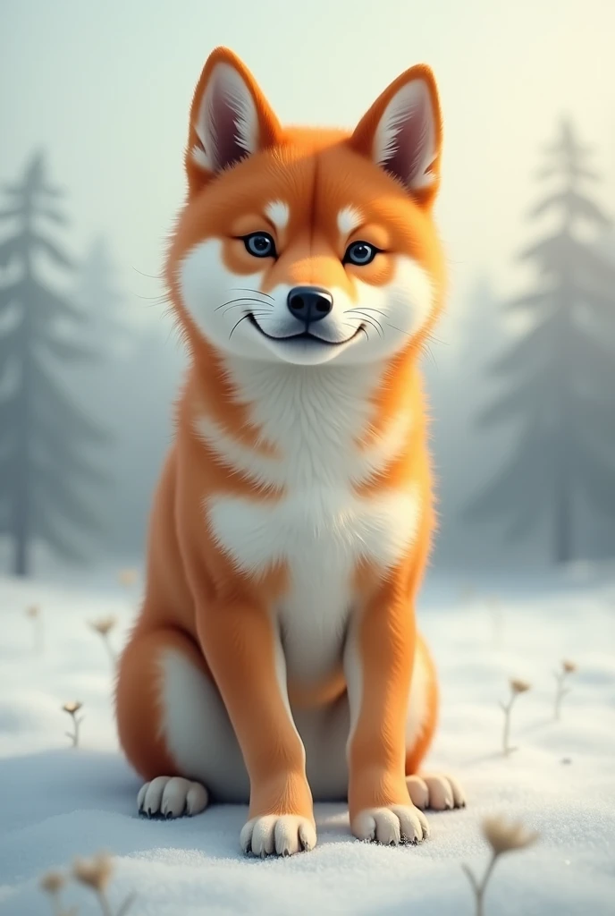 A chill shiba inu 