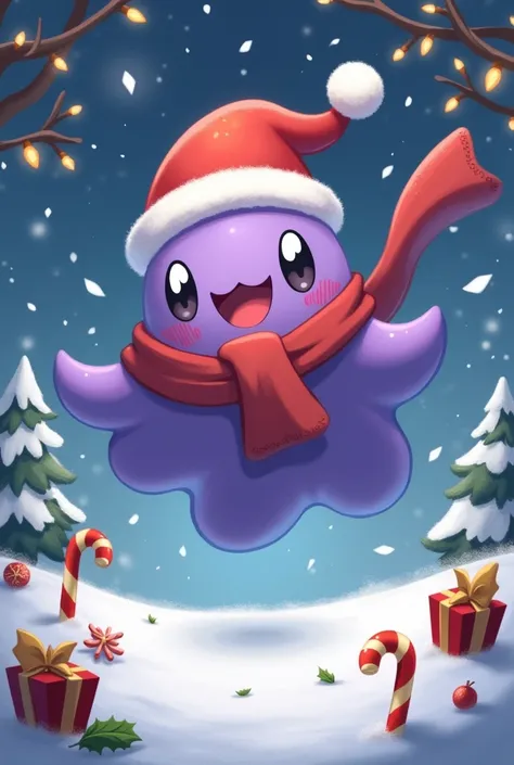 Pokemon Gastly navideño