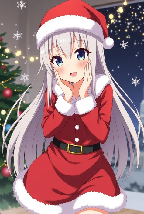 Takao from D-Frag dressed as Santa Clauss