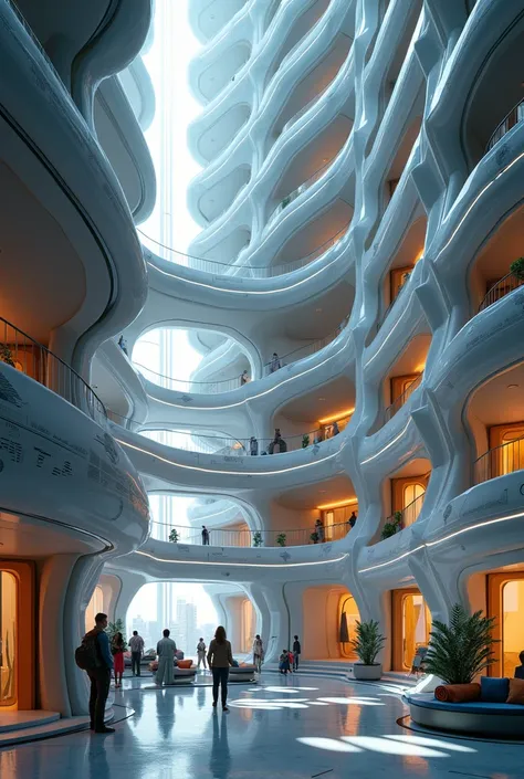 a 13-room futuristic hotel 