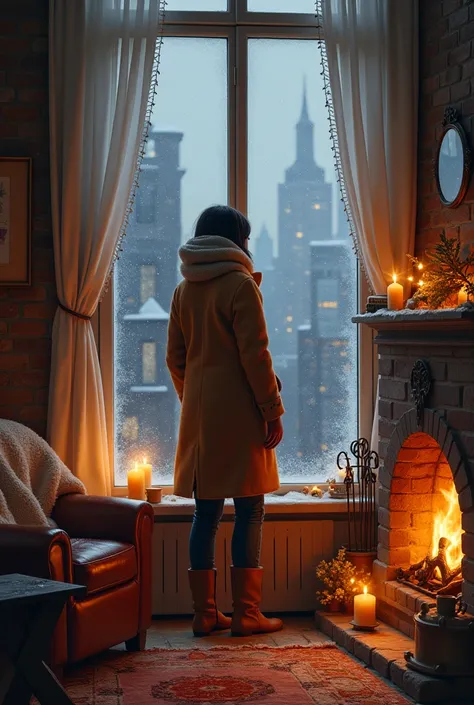 make a cozy warm evening in cold New York