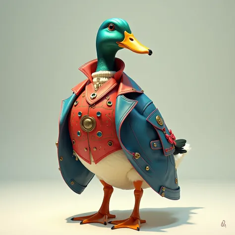 Duck in an X outfit