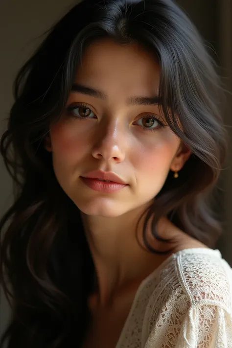 how is the typical face of a central asian young woman