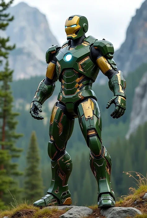 Ironman inspired by pine tree real image