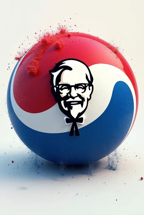 Pepsi logo combined with KFC