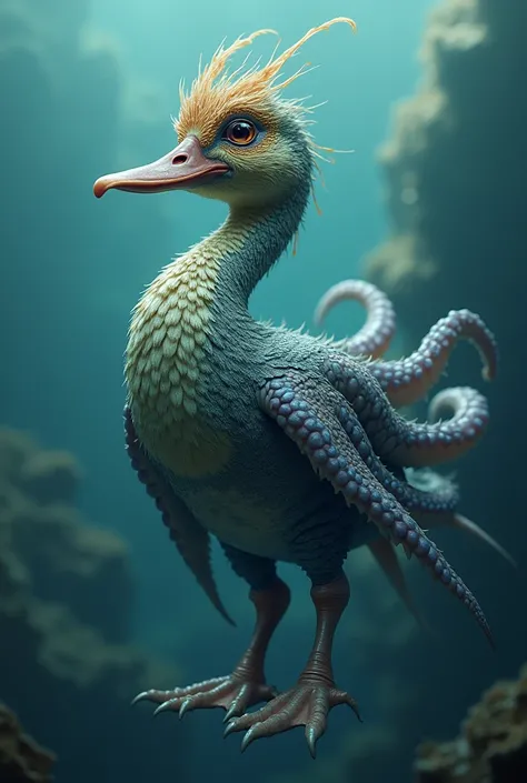 Create a
 hybrid between a duck and an octopus 