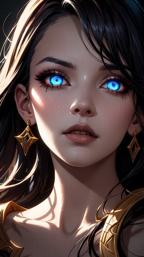 beautiful detailed eyes, beautiful detailed lips, extremely detailed eyes and face, long eyelashes, 1girl, briar league of legends, briar lol, vampire girl, white skin, fantasy, dark fantasy, dark beauty, dramatic lighting, cinematic, moody, ethereal, glow...