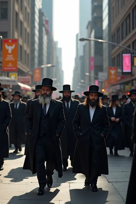 I want, for Jews to walk around the city in prayer clothes 