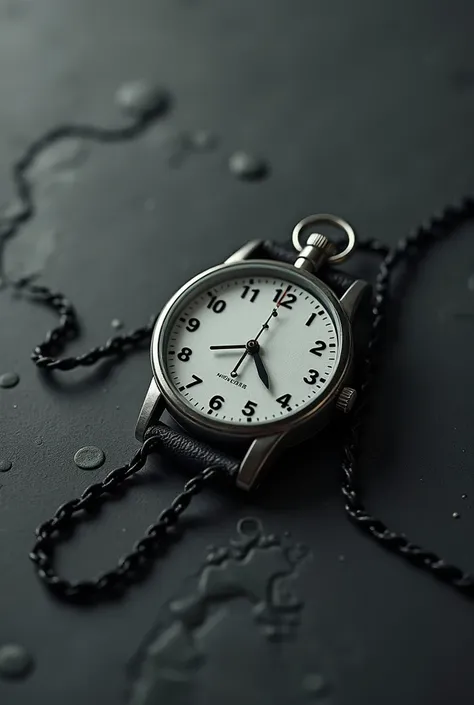  Image of a watch or stopwatch, symbolizing lost time.