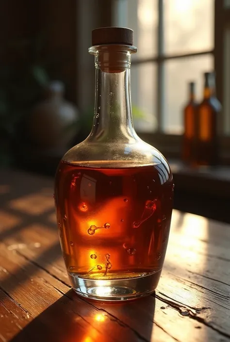 a bottle of rum without a logo 