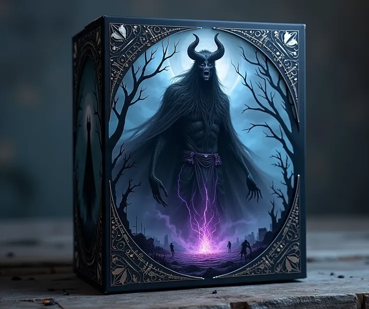 need a new product pack design for dark fantasy