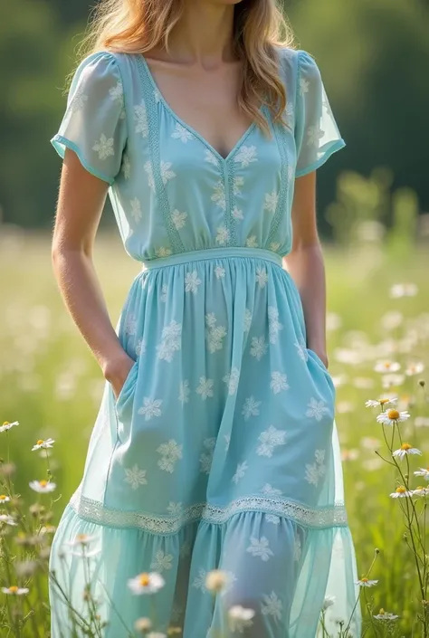 *image:*



*Item of clothing :*

 The item of clothing I have chosen is a light blue summer dress with white flowers.
