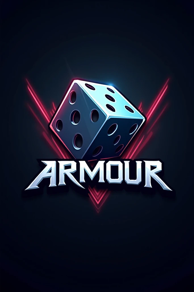  Logo esport dice lettering "armour "