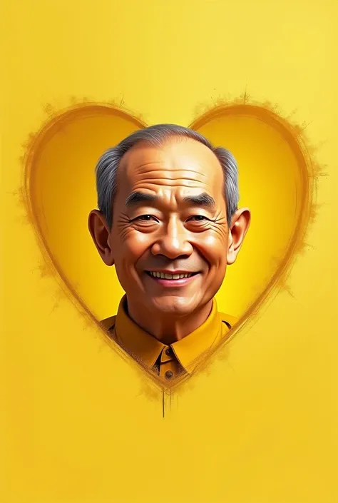 Heart Shaped Yellow King of Thailand